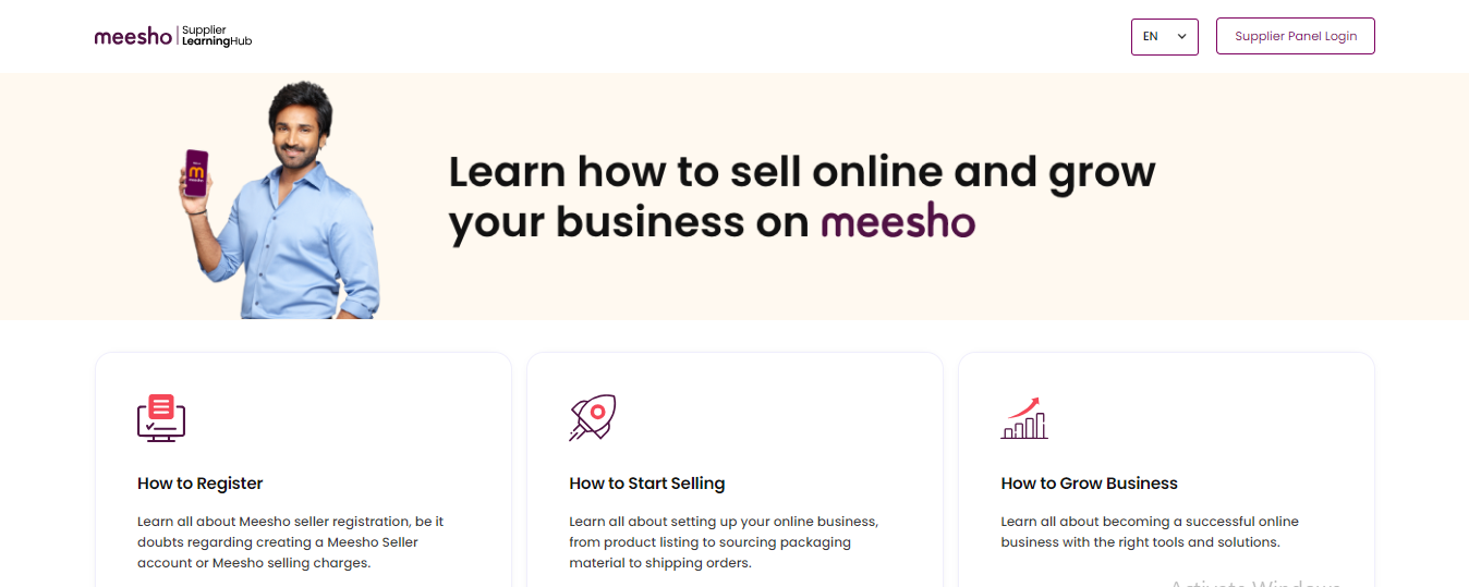 meesho seller hub